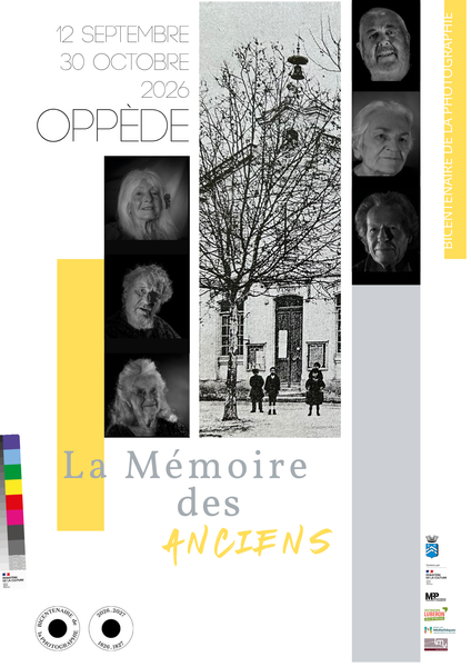 La Mémoire des Anciens - Exposition à Oppède Affiche de l’exposition La Mémoire des Anciens à Oppède