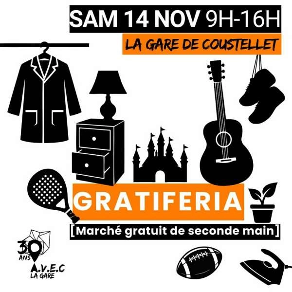 Gratiféria à La Gare de Coustellet