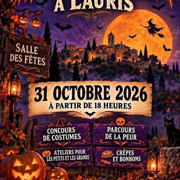 Halloween à Lauris : soirée familiale et animations