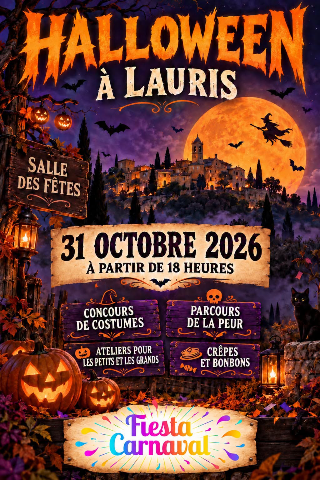 Halloween à Lauris 2026 Halloween à Lauris le 31 octobre 2026