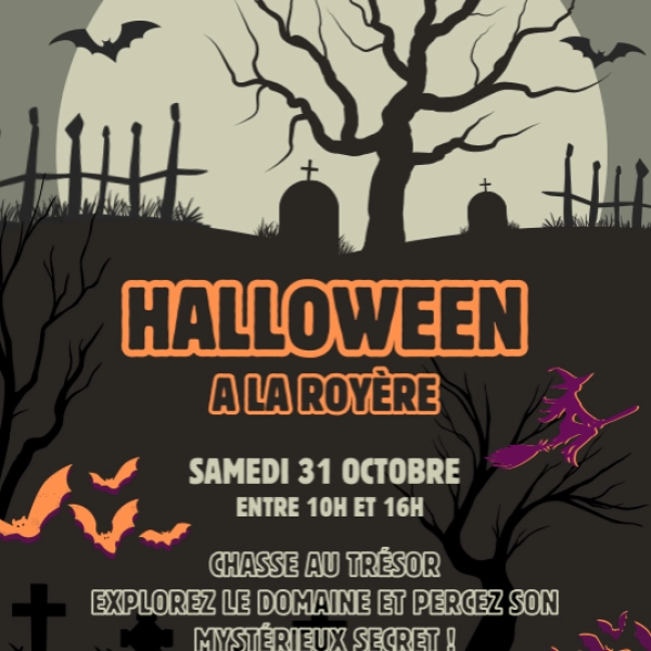 Halloween à La Royère à Oppède : chasse au trésor