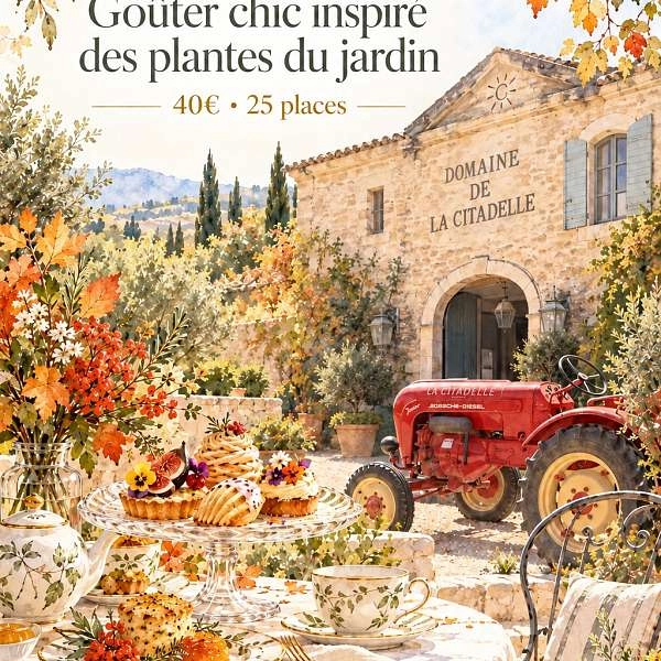 Parenthèse botanique, aquarelle et gourmandise à Ménerbes