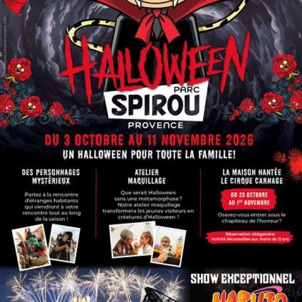 Halloween au Parc Spirou Provence à Monteux