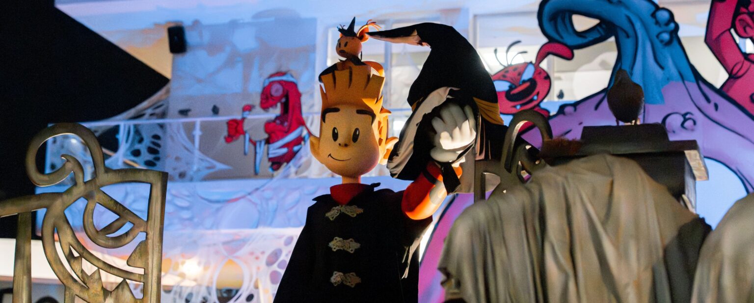 Personnages et animations d’Halloween au Parc Spirou Provence Personnages costumés lors des animations d’Halloween au Parc Spirou Provence
