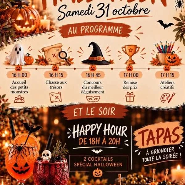 Halloween au Café de la Poste à Robion