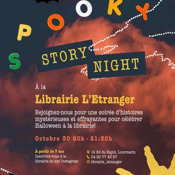 Spooky Story Night : soirée Halloween à Lourmarin