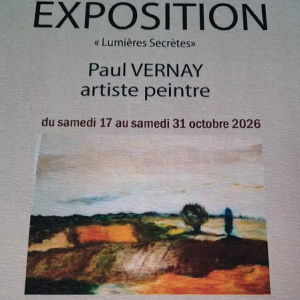 Exposition « Lumières secrètes » de Paul Vernay à Gordes