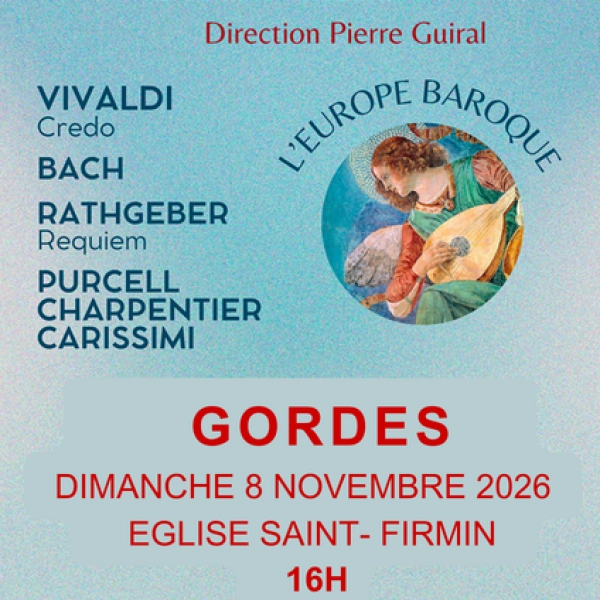 Concert « L'Europe baroque » à Gordes