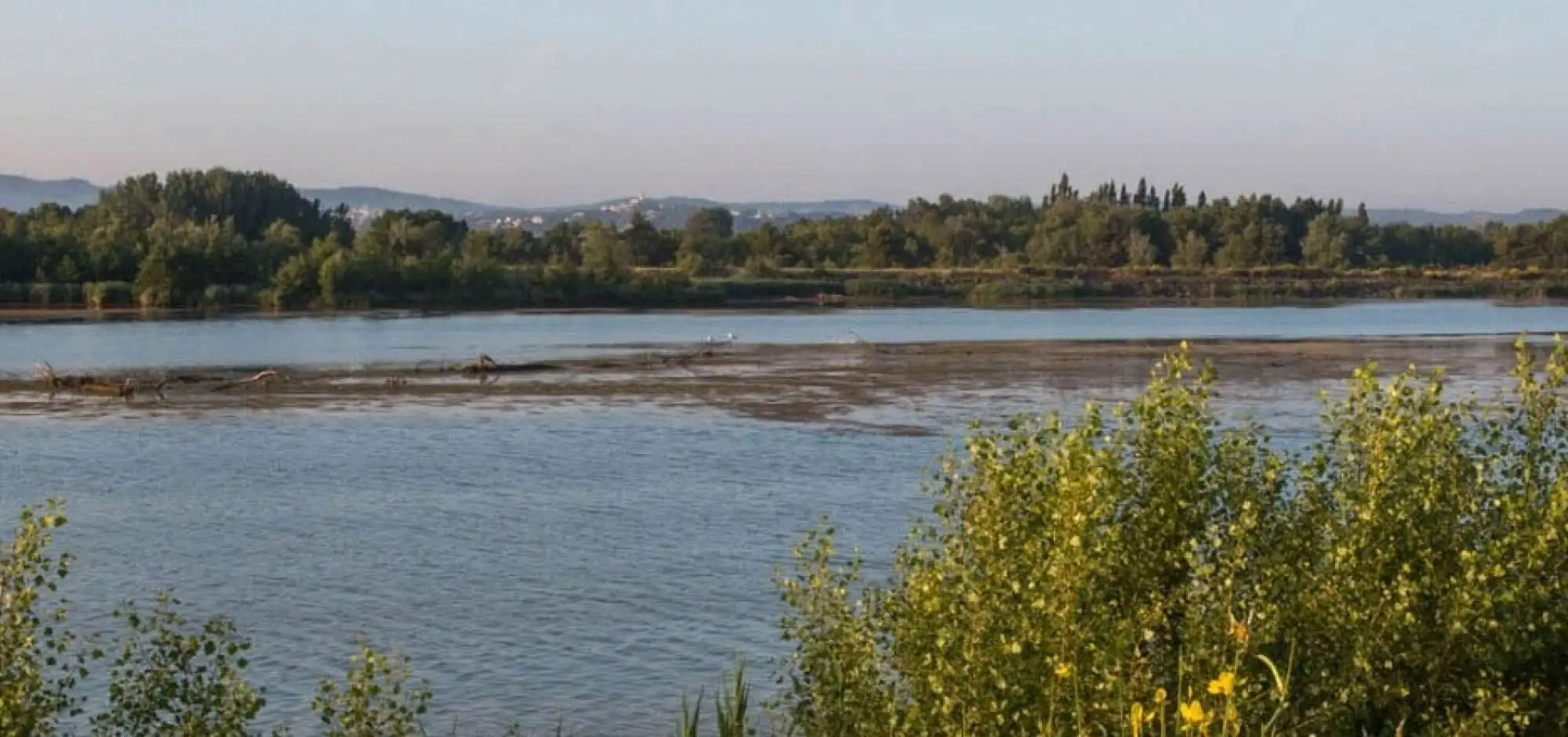 Canoë sur la Durance