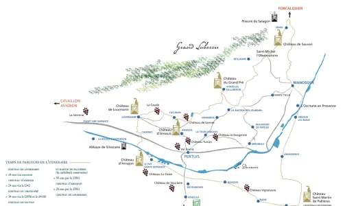 La Route des Châteaux et des Jardins de Provence