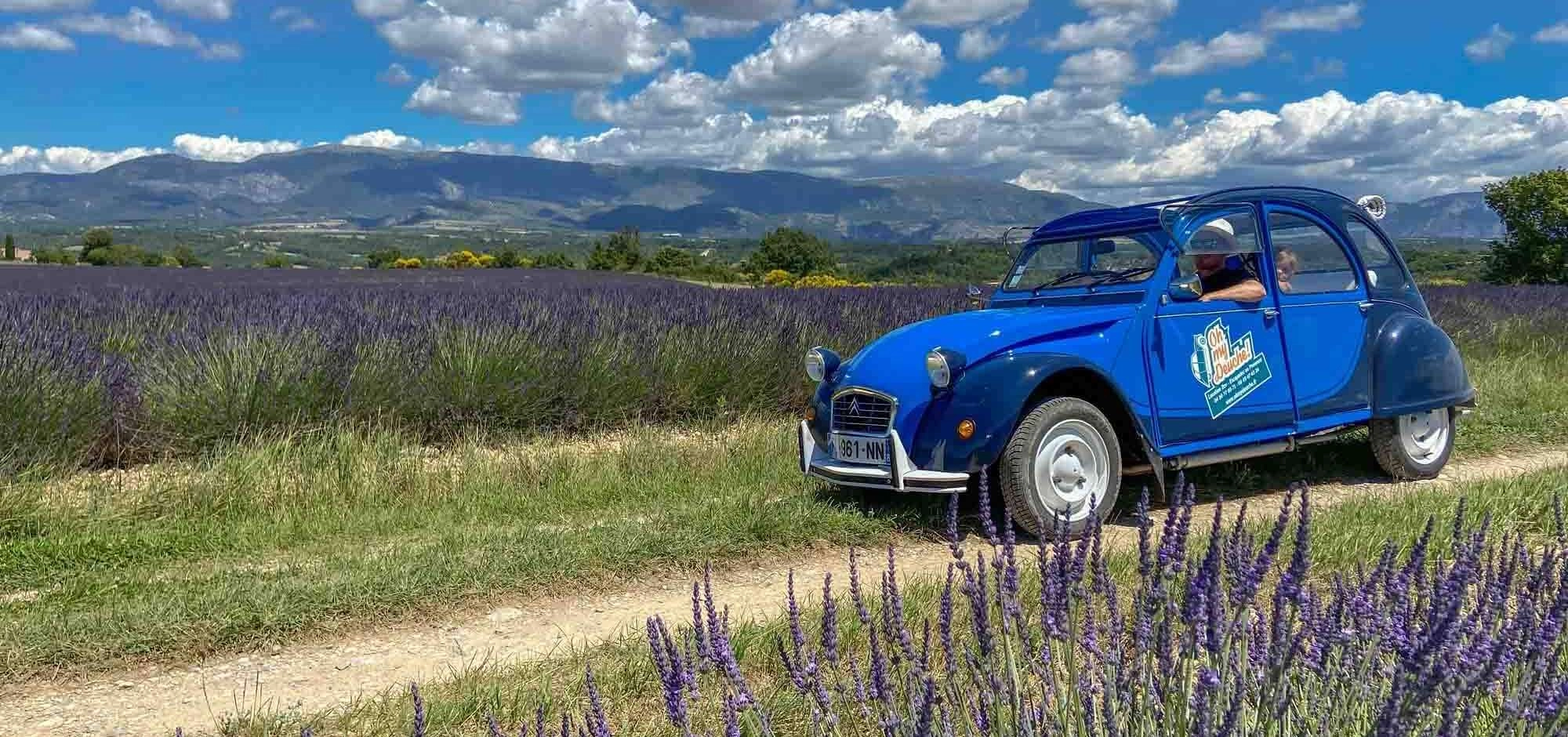Sur les routes du Luberon en 2CV