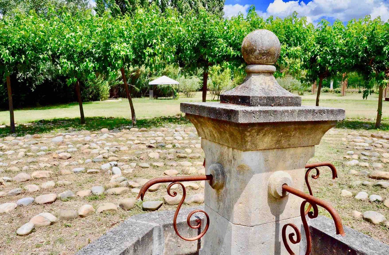 Cadre naturel autour de la Maison Bertuli Les Cerisiers à Oppède Environnement naturel autour de la Maison Bertuli Les Cerisiers