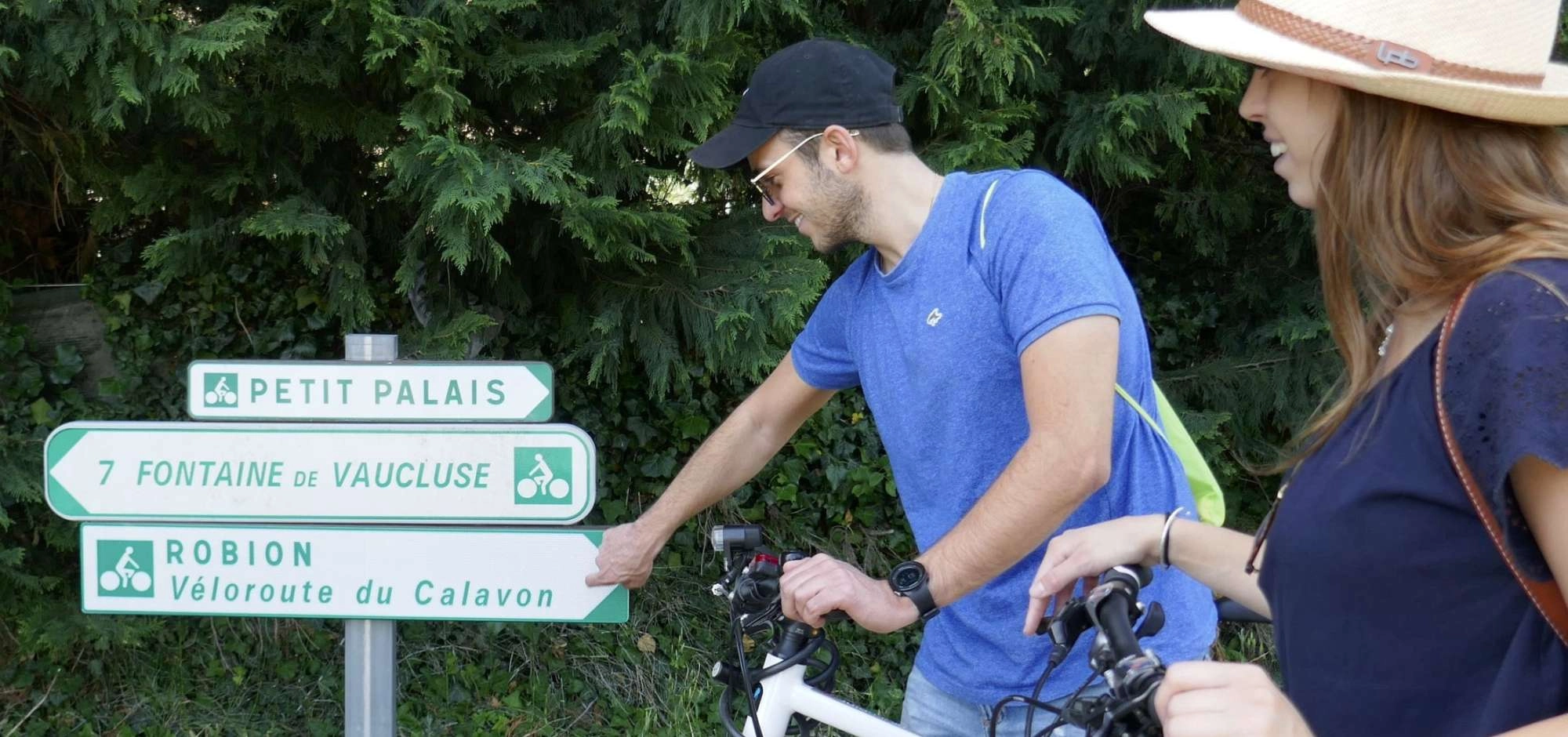 Parcours vélo Luberon n°3 : Cavaillon- Fontaine de Vaucluse - Robion