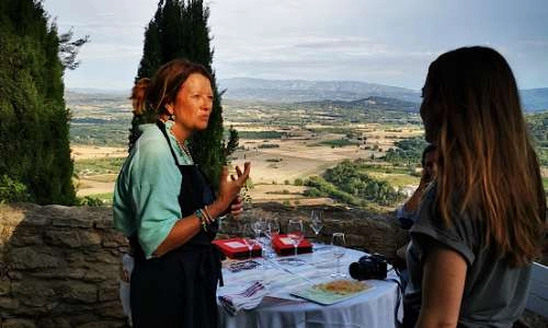 Dégustation dans les Jardins au Printemps